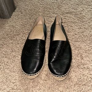 Chanel Classic Espadrille Black